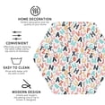 thumbnail image 3 of Lsque Scandinavian Alphabet1 Pattern 4" Drink Coasters Set of 4, PVC Leather Absorbent Coasters, Table Coaster Set Decorative Coffee Cup Coasters Housewarming Gift -Hexagon, 3 of 6