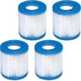thumbnail image 1 of 4 Pack Cartouche de Filtre pour Piscine Bestway, Filtre de Piscine Gonflable Réutilisable Type I, Cartouches de Filtre de Remplacement pour Nettoyage de Piscine, 1 of 5