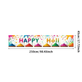 thumbnail image 2 of Colorful Splatter Design Holi Themed Banner Background Party Decorations for Holi Festival Celebrations Photo Booth Backdrop Party Supplies Decor Props for Holi Events, 2 of 7