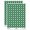 Dark Green, variant on Corner Spider Web 200+ Round Stickers - Hot Pink - Gloss Finish - 0.50" Size