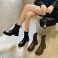 thumbnail image 3 of Elevate Your Style with These Retro Chunky Heeled Ankle Boots, 3 of 18