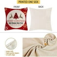 thumbnail image 4 of Christmas Pillow Covers 18"x18" Set of 4 for Christmas Decor Holiday Rustic Linen Pillow Case for Sofa Couch Christmas Decorations, 4 of 4