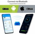thumbnail image 2 of OBD2 Scanner Bluetooth for iPhone iOS Android OBDII Car Diagnostic Scan Tool Engine Fault Code Reader, 2 of 13