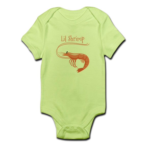 CafePress - Lil Shrimp Body Suit - Baby Light Bodysuit