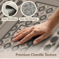 thumbnail image 6 of ODIKA 2'x3' Taupe And Charcoal Geometric Elegance Washable Accent Rug Intricate Vintage-Inspired Pattern Design for Bedroom, Nursery, RV, Pet Friendly, Bedside Mat, 6 of 7