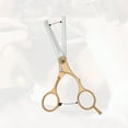 thumbnail image 4 of Unique Bargains 1 Pc Portable Tooth Shears Hair Cutting Scissors for Hair Styling Gold Tone Silver Tone, 4 of 6