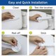 thumbnail image 5 of Toilet Lock Child Safety - Ideal baby toilet seat lock with 3M adhesive | Easy installation, no tools needed | Fits most toilet seats - white (1, 5 of 5