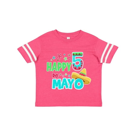 

Inktastic Happy Cinco De Mayo- Sombrero Gift Toddler Boy or Toddler Girl T-Shirt
