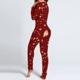 thumbnail image 2 of Mono de pijama Sexy para mujer, traje de espalda, trasero, trasero abierto, mono de rayas de cebra, monos estampados, ropa de estar por casa para el Día de San Valentín, 2 of 4