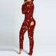 thumbnail image 2 of Mono de pijama Sexy para mujer, traje de espalda, trasero, trasero abierto, mono de rayas de cebra, monos estampados, ropa de estar por casa para el Día de San Valentín, 2 of 3