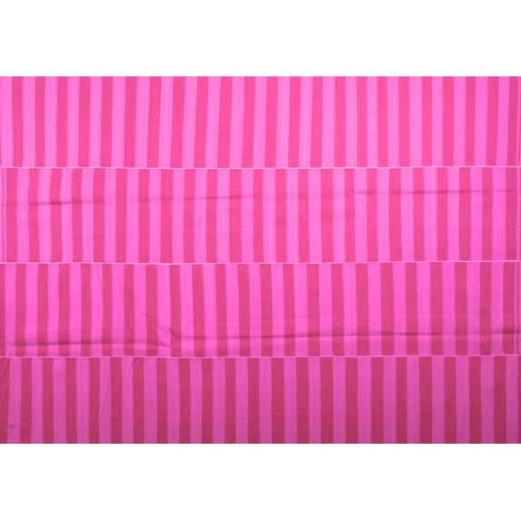 Ahgly Company Indoor Rectangle Abstract Pink Contemporary Area Rugs, 8' x 10'