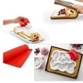 thumbnail image 4 of mmirethe Plaque de Cuisson en Silicone Durable pour Gâteau Antiadhésif Cuisson Résistant à la Chaleur Rouge 26x31cm 1Set, 4 of 6