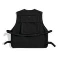 thumbnail image 5 of BAETEUY Men Cargo Waistcoat V-neck Sleeveless Multi Pockets Vest Coat Loose Fit Solid Color Casual Style Cargo Vest Outwear, 5 of 7
