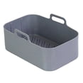 thumbnail image 1 of Olla de silicona para freidora de aire, cesta doble de silicona de grado alimenticio, accesorios de cocina compatibles con freidoras de aire de cesta doble Ninha DZ201 Foodi 8QT, 1 of 5