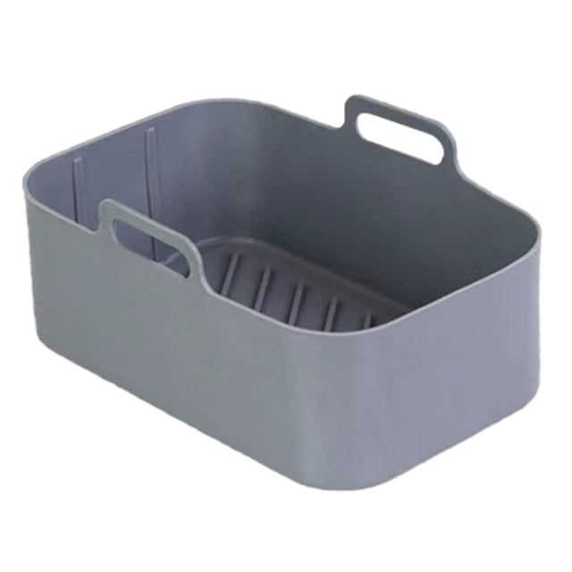 Olla de silicona para freidora de aire, cesta doble de silicona de grado alimenticio, accesorios de cocina compatibles con freidoras de aire de cesta doble Ninha DZ201 Foodi 8QT