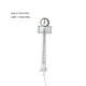 thumbnail image 3 of Wosthever Lámparas de reloj de ferrocarril, Material de Metal, poste de luz en miniatura, diseño de construcción de tren, luces de calle, decoraciones Artesanía Tipo7 Wosthever HA064507-07, 3 of 6