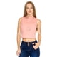 thumbnail image 1 of Blusa Sin Mangas Mujer Top Cuello Alto Moda Casual Rosa rosa M Incógnita 550344, 1 of 5