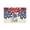 B, variant on 4th of July Placemat - Washable Table Place Mats for Dining Kitchen Party Decor, 16.5x12.6" (I)