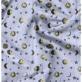 thumbnail image 1 of Soimoi Cotton Voile Fabric Moon & Stars Galaxy Print Fabric by Yard 56 Inch Wide, 1 of 6