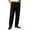 Black, variant on Dressy Pants for Mens Casual Solid Color Corduroy Button Long Pants Lightweight Work Travel Slacks for Men