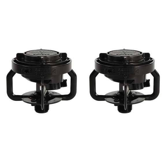 (2) Rain Bird LF1200 LF Series Sprinkler 1/2" NPT 17 Degree Deflector #44 Nozzle