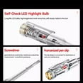 thumbnail image 6 of ZOUBAOQ Responsive Electrical Tester Pen, Non Contact Voltage Tester Pen, Electrical Testers and Voltage AC and , Receptacle Tester Pen, Waterproof Tester Pen with Indicator Light, 6 of 9
