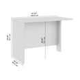 thumbnail image 2 of Hampton Heights 42W Desk Return in White - Engineered Wood, 2 of 5