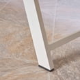 thumbnail image 6 of GDF Studio Simon Outdoor Mesh and Aluminum Chaise Lounge, White, 6 of 7
