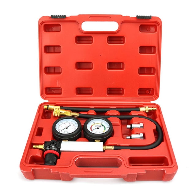 Sidaley Probador de fugas de cilindro, juego de de compresión, herramienta de calibre de motor de gasolina, sistema de calibre doble, Automoción decorativa y accesorios Sidaley VI002762-00