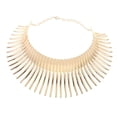 thumbnail image 3 of Collier à Pompons Accessoires Collier Ras du Cou Mode Cristal pour Noël, Doré, 42cm, 3 of 8