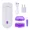 With Adapter, variant on Women's Epilator Painless 2 IN 1 Hair Remover Epilator Body Face Leg Bikini Shaver Hair Removal Hair Trimmer Shaving Device