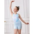 thumbnail image 3 of Asoul Gymnastics Leotards for Girls Dance Unitards Shorts Outfits Activewear,3-piece Sets，4-10Years, 3 of 8