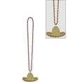 thumbnail image 2 of Glitter Sombrero Adult 36 Inch Cinco De Mayo Plastic Necklace, 2 of 2