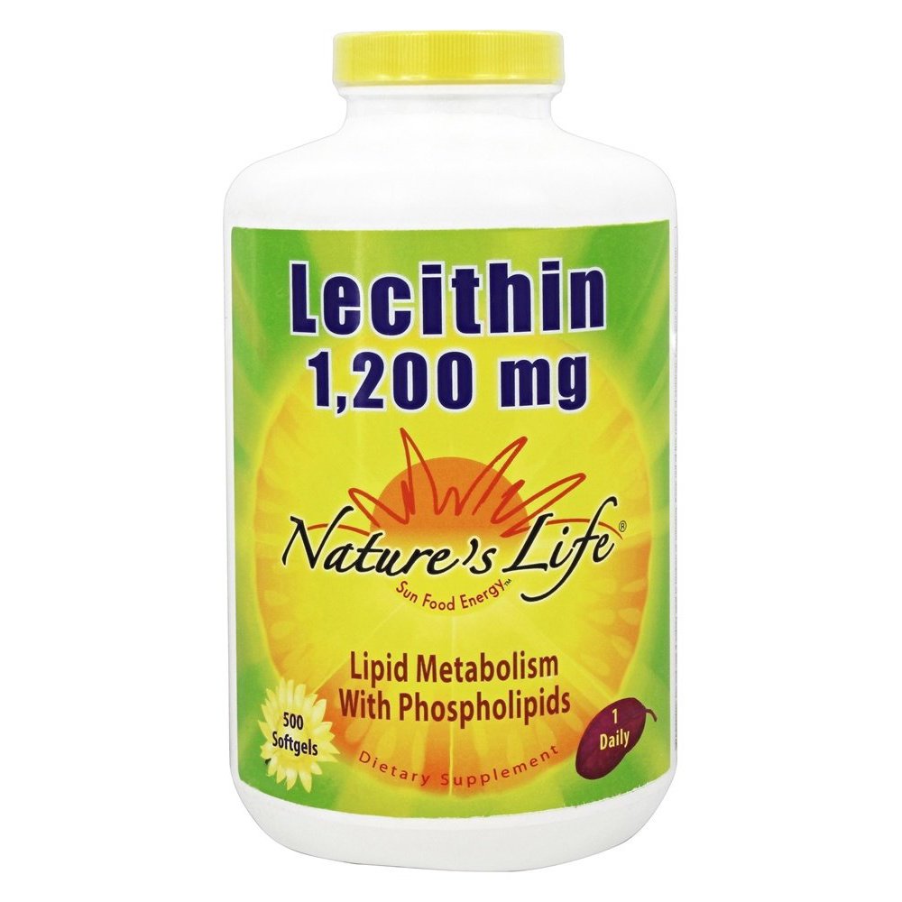Nature's Life Lecithin 1200 mg. 500 Softgels