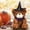 B, variant on hengsof Pumpkin Wizard Stuffed Animal Plush Witch & Pumpkin Plush Toy with Hat Cute Teddy Bear for Kids, Babies & Toddlers