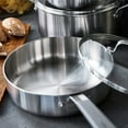 thumbnail image 6 of GreenPan x Bobby Flay Stainless Steel 12 Piece Cookware Pots and Pans Set, Professional Grade Tri Ply, Healthy Ceramic Nonstick, Induction Suitable, Dishwasher & Oven Safe, Stay Cool Handles, 6 of 9