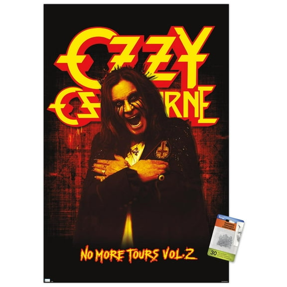 Ozzy Osbourne - No More Tours Wall Poster with Push Pins, 22.375" x 34"