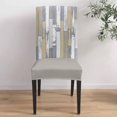 thumbnail image 4 of Dining Chair Covers Set of 4,Rustic Purple Ombre Wood Board Universal Stretch Kitchen Seat Covers Parsons Chair Protector Slipcover for Home Restaurant Party Decor,Vintage Shabby Style, 4 of 6