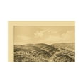 thumbnail image 4 of Historic Panoramic View - Hot Springs Arkansas - Wellge 1888 - Vintage Wall Art, 4 of 4