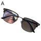 thumbnail image 2 of Color Changing Sunglasses for Day&Night Square Half Frame Glasses Anti BlueLight, 2 of 5
