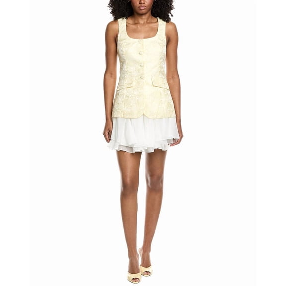 Amanda Uprichard womens Lilibet Mini Dress, s, White