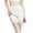 White, variant on SIYUDAN Women's Summer Thin Mid Rise Shorts Double Layer Seamless Bottom Shaping XL