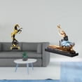 thumbnail image 2 of Figura de ballet de caballo, estatua moderna, colección de adornos de mesa, escultura animal para dormitorio, centro de mesa, chimenea, sala de estar,, 2 of 8