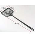 thumbnail image 3 of TABLZONE 3-Pack Black Nylon Carp Fishing Landing Nets Lightweight Fish Catching Nets, 3 of 8