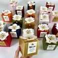thumbnail image 2 of 20/50 piezas de caja de regalo de lujo para bodas, suministros para fiestas, caja de dulces, caja de regalo decorativa para aniversario, caja de embalaje, decoración para fiestas de cumpleaños, 2 of 5