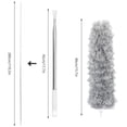 thumbnail image 3 of Muyoka Plumero largo telescópico extensible, plumero de microfibra flexible con barra de extensión de acero inoxidable de hasta 110 pulgadas, cepillo de telaraña, plumero de mano estático para limpiar Muyoka Hogar, 3 of 7