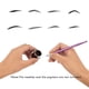 thumbnail image 4 of Qarigey Pluma de maquillaje permanente Manual de un solo extremo 3D Aleación de aluminio Ceja Agujas redondas Bolígrafos Dispositivo de pin Mejoradores de cejas y pestañas, 4 of 6