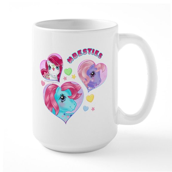 CafePress - My Little Pony Retro Hash - 15 oz Ceramic Large White Novelty Mug