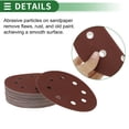 thumbnail image 4 of Hojas de lijado de gancho y lazo Unique Bargains 180x180mm rojas 600 grano para un lijado y pulido eficiente en la fabricación y reparación de automóviles y trabajos en madera, 4 of 7