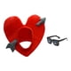 thumbnail image 5 of Sombrero de corazón rojo para aniversario, accesorio fotográfico para adultos, unisex, decorativo, para fiesta de cosplay, 5 of 8